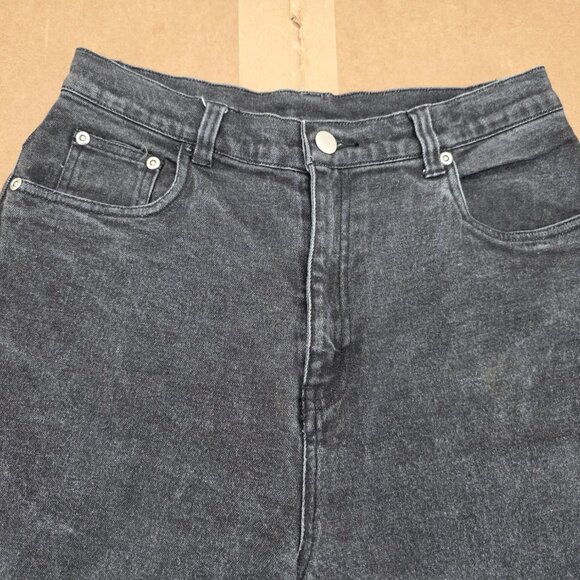 Vtg Quacker Factory Jeans Women’s Sz 10 Black Halloween Embroidered Spider Webs - Picture 7 of 13